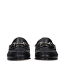 Gucci Mujers Mocasines de cuero negros