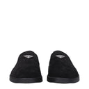 Prada Hombres Slip On Ante Negro