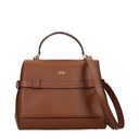 Max Mara Damens Handtaschen aus braunem Leder