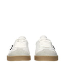 Prada Men's Sneakers White/Blue Leather