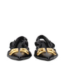 Balenciaga Monaco 샌들 여성 가죽 블랙