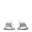 Amina Muaddi Alexa Women's Sandals Transparent Pvc
