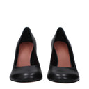 Amina Muaddi Iris Décolleté Women's Leather Black