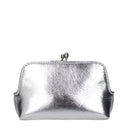 Jil Sander Goji Crossbody Bag Women Leather Silver