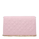 Love Moschino Pochette Women's Polyurethane Pink/Powder Pink