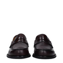 Église's Gateshead Hommes's Mocassins Cuir Rouge/Bourgogne