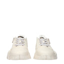 Fendi Sneakers Flow Men Leather Beige