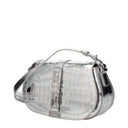 Versace Women's Silver Leather Shoulder Bag