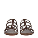 Sandały damskie Aquazzura Infinity Zamsz Brązowy/Espresso