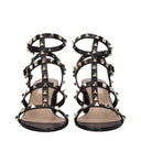 Valentino Garavani Rockstud Women's Sandals Black Leather