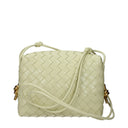 Bottega Veneta Women's Yellow/Ice Cream Leather Crossbody Bags