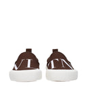 Valentino Garavani Men's Slip On Fabric Brown/Dark Chocolate