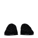 Dolce&Gabbana Men's Velvet Black Loafers