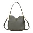 Celine Camille 16 Shoulder Bag Women's Green/Khaki Leather