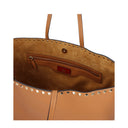 Valentino Garavani Women's Rockstud Shoulder Bag Brown/Almond Leather