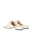 Valentino Garavani Sandals And Clogs Women Beige/Ivory Leather