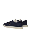 Prada Men's Sneakers Blue Fabric