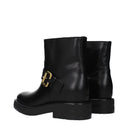 Damskie skórzane buty Chloé w kolorze czarnym