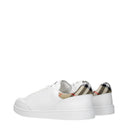 Burberry Men's Sneakers White/Sand Leather