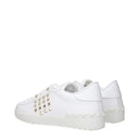 Valentino Garavani Men's White Leather Sneakers
