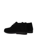 Santoni Men's Suede Ankle Boots Black