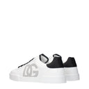 Dolce&Gabbana Sneakers Strobel Portofino Men White/Black Leather