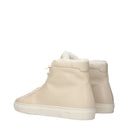Eleventy Women's Beige Leather Ankle Boots