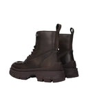 Moncler Hevea City Boots Men's Brown/Black Leather