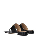 Valentino Garavani Damens Flip-Flops Leder Schwarz
