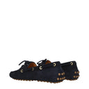 Tod's Women's Gommini Loafers Blue Suede