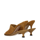 Jacquemus Women's Suede Sandals Brown/Camel