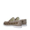 Gucci Men's Moccasins Fabric Beige/Ebony