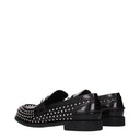 Miu Miu Women's Leather Loafers Black
