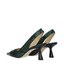 Jimmy Choo Liya Women's Sandals Green/Dark Green Leather