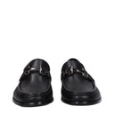 Salvatore Ferragamo Chris Men's Moccasins Black Leather