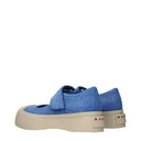 Marni Women's Sneakers Blue/Denim Fabric