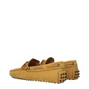 Tod's Men's Suede Yellow Moccasins