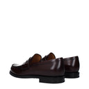 Église's Gateshead Hommes's Mocassins Cuir Rouge/Bourgogne