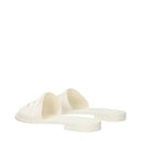 Moncler Slippers And Clogs Women's Slides Rubber White