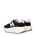 Hogan Sneakers Women Leather Black/Beige