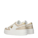 Prada Sneakers Downtown Bold Women's Leather White/Desert