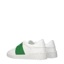 Valentino Garavani Men's Sneakers White/Green Leather