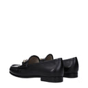 Gucci Mujers Mocasines de cuero negros