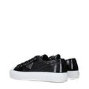 Prada Women's Patent Leather Black Sneakers