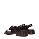 Prada Re Edition 1996 Sandalen Damens Braunes/gebranntes Leder