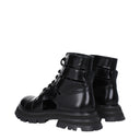 Alexander Mc Queen Women's Boots Black Leather