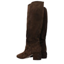 Casadei Women's Boots Suede Brown/Cocoa