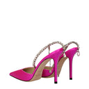 Jimmy Choo Saeda Women's Sandals Fuchsia Satin