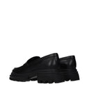 Hogan Loafers Women Leather Black