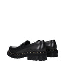 Golden Goose Mokassins Chunky Damens Leder Schwarz